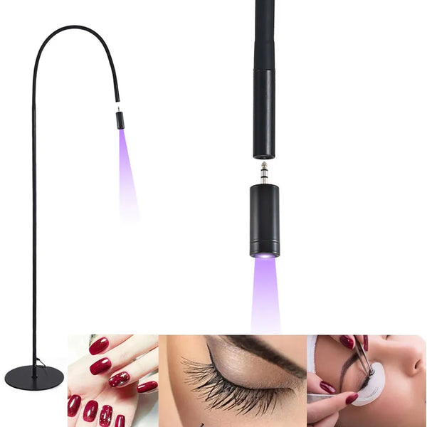 UV Ultraviolet Light LED UV Glue Curing Light Beauty Eyelash manicure False Eyelashes Grafting Foot Step Switch Floor Lamp