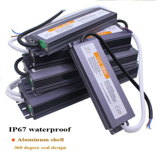 Waterproof LED Driver DC 12V 24V Power Supply Transformer for LED Light 10W-400W