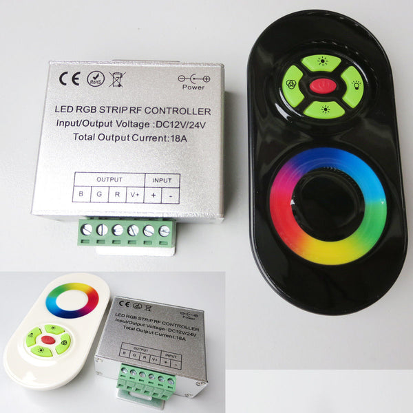 RF Touch Panel LED Remote Controller Dimmer For RGB 3528 5050 Led Strip Lights