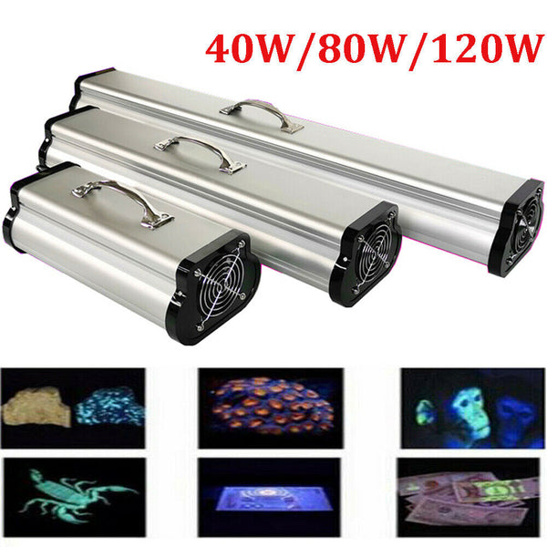 40W 80W 120W UV Glue Curing Ultraviolet Lamp 395nm 405nm 365nm LED Lamp Portable