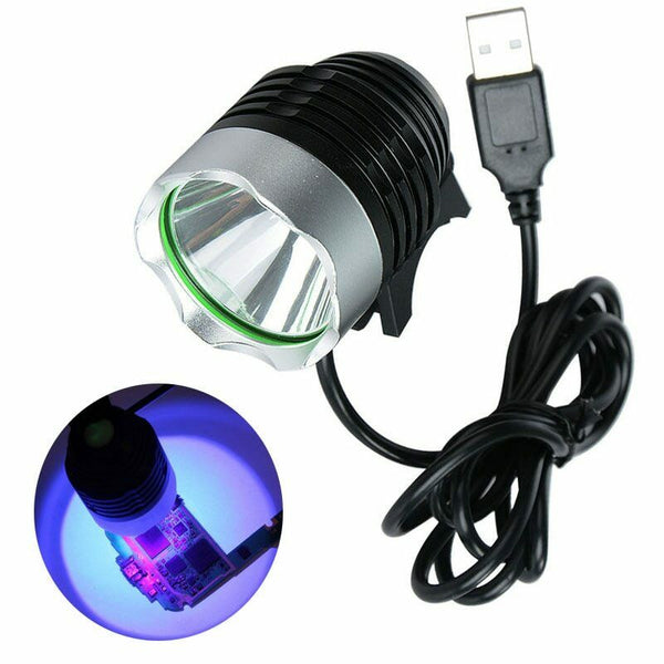 5V USB UV Ultraviolet light Glue Curing Lamp LED for Sterilization Phone Circuit